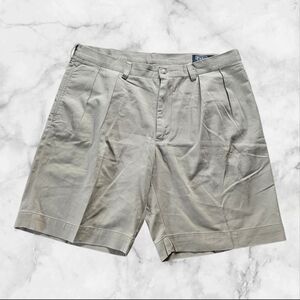 Polo by Ralph Lauren Gray Flat Front Shorts Classic Style